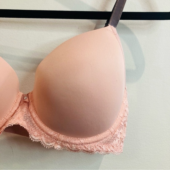 FREYA Sz 30DD Offbeat Plunge T-shirt Adjustable Strap Hook Eye Closure Bra - Picture 7 of 11